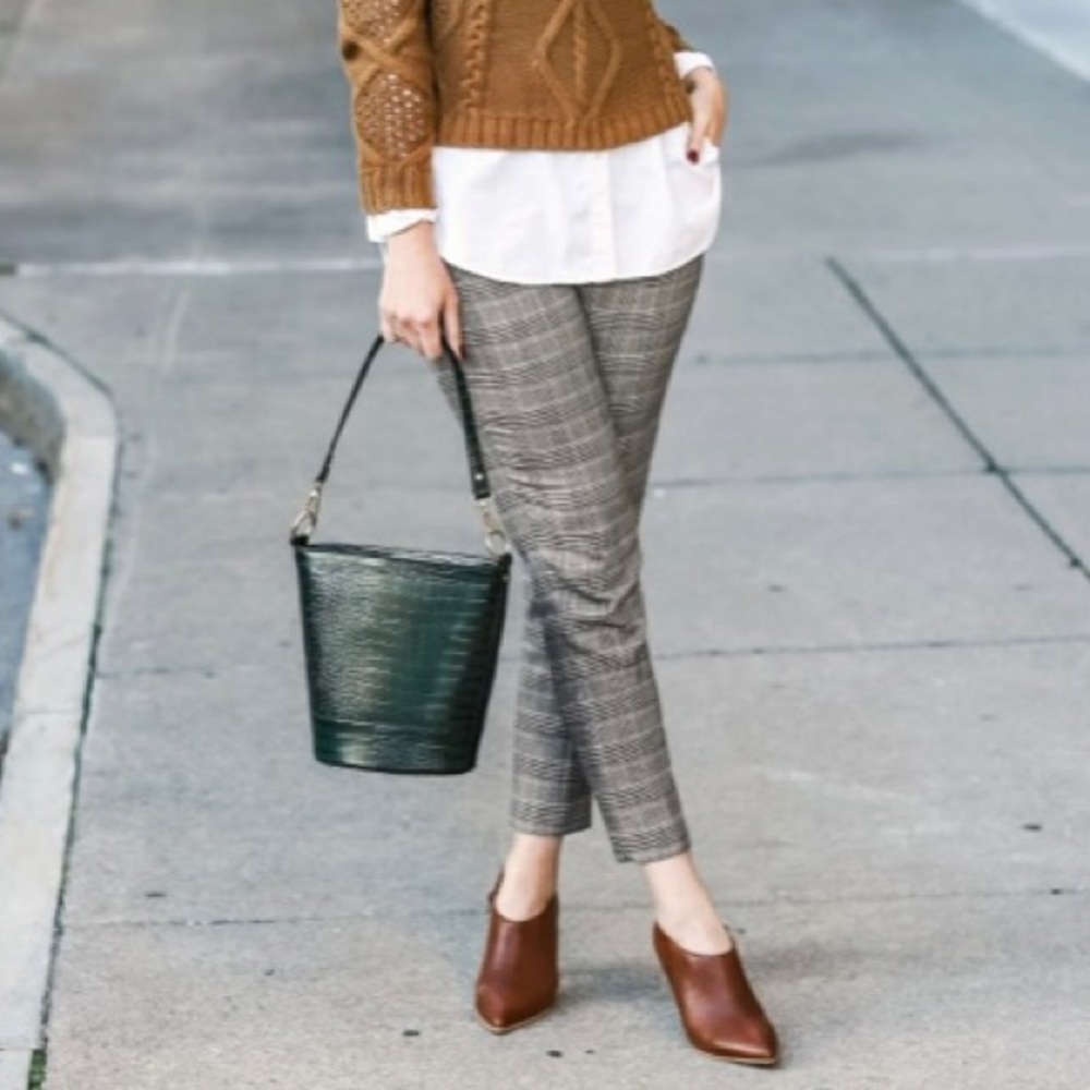 L.L. Bean Gray Plaid Flannel “Classic Fit” Weekend Pants